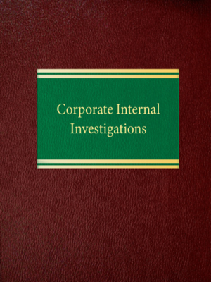 cover image of CORPORATE INTERNAL INVESTIGATIONS